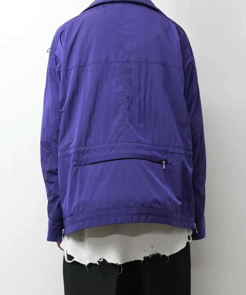 ANCELLM(アンセルム)】NYLON PULLOVER JACKET -PURPLE | ANCELLM(アンセルム)】NYLON PULLOVER JACKET -PURPLE |