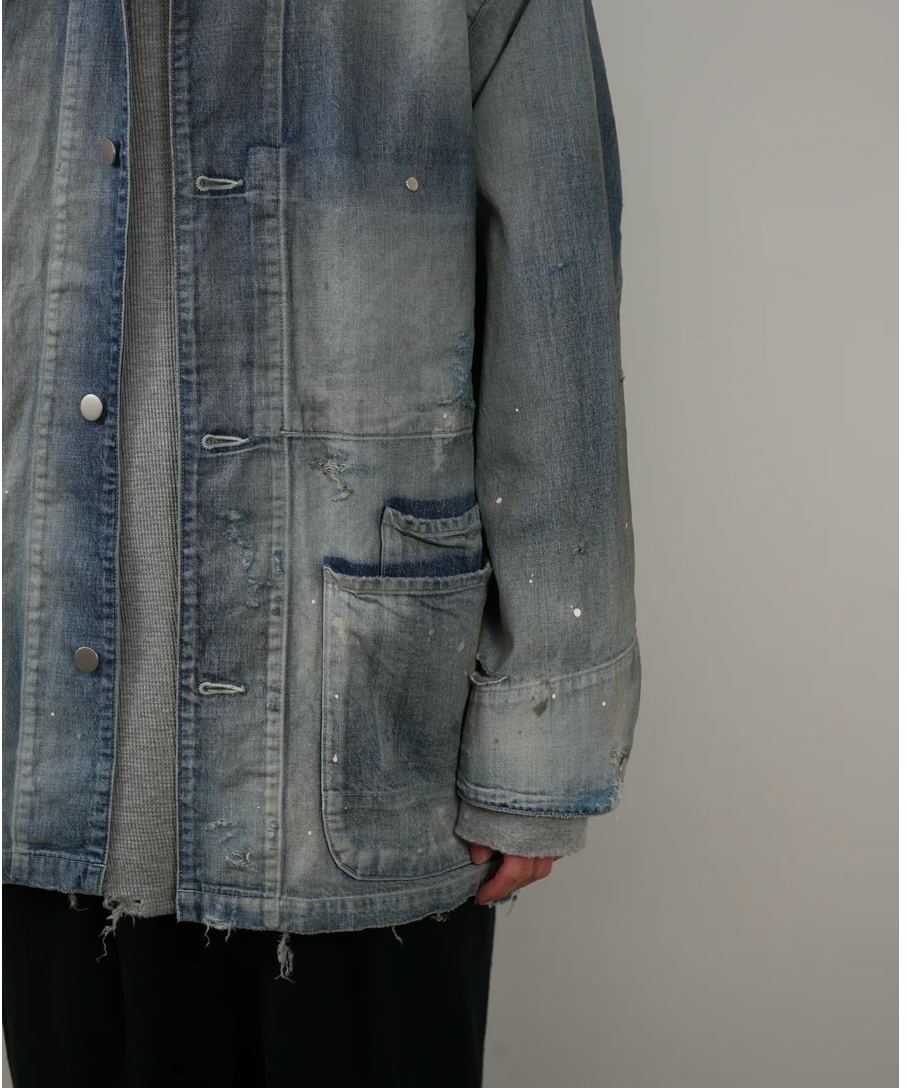 ANCELLM（アンセルム）】DENIM COVERALL -INDIGO | tadayoi