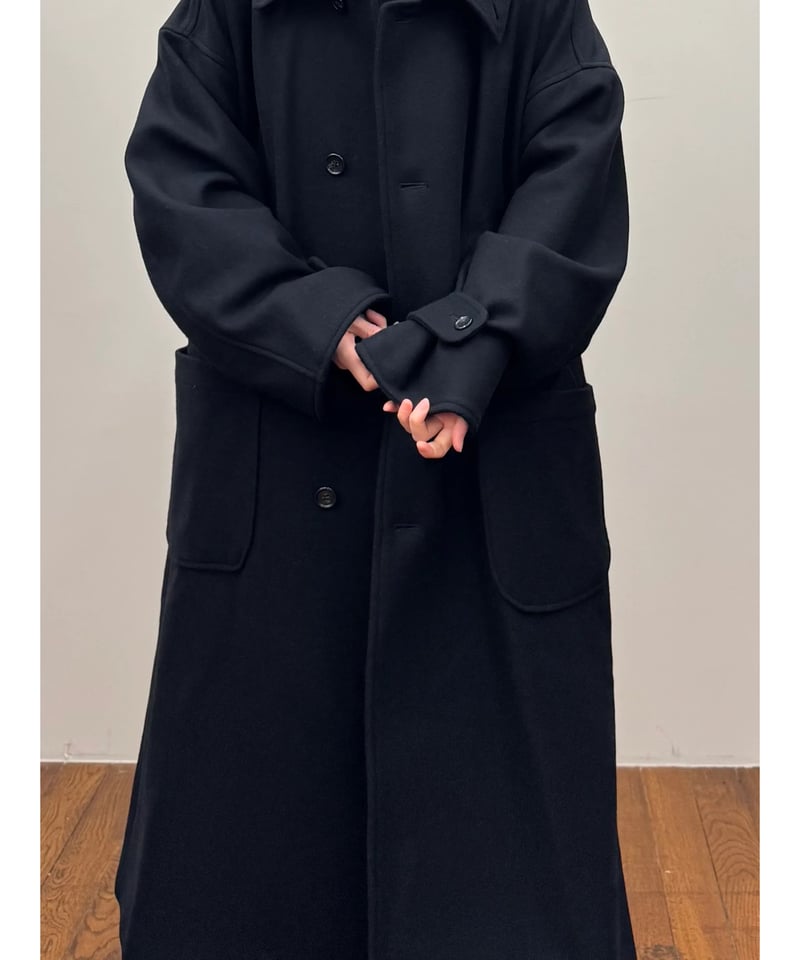 VOAAOV （ヴォアーブ）】/ WOOL LONG COAT TADAYOI -BLACK