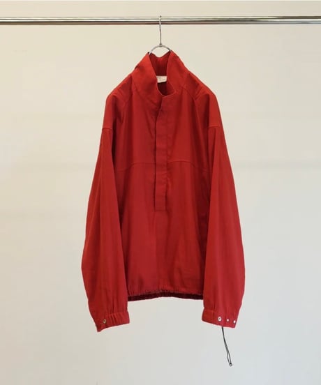 【ANCELLM（アンセルム）】L/N PULLOVER SHIRT -RED
