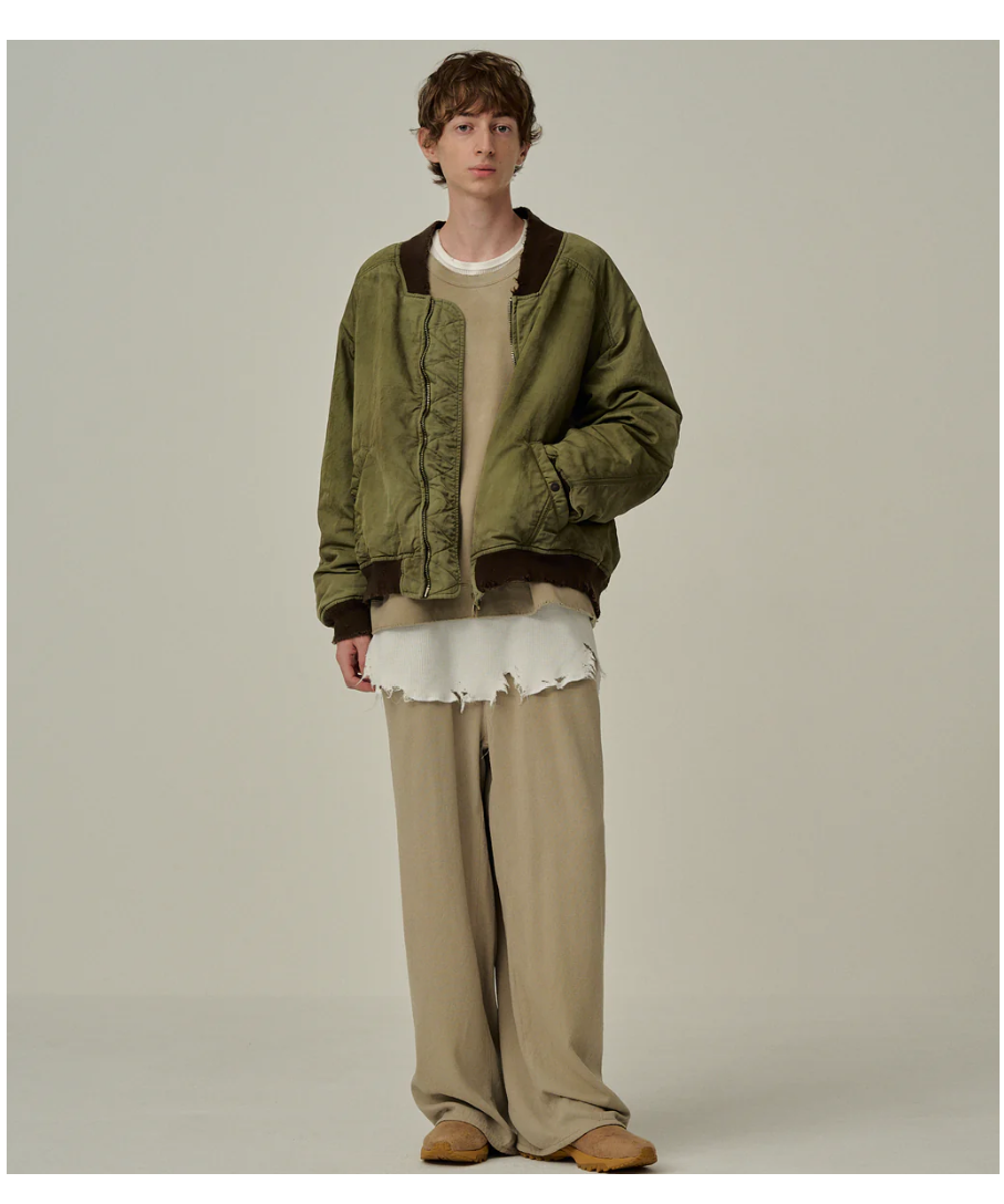 25AW ANCELLM FADED BOMBER JACKET アンセルム ANCELLM アンセルム 25AW FADED BOMBER JACKET フェードボンバー