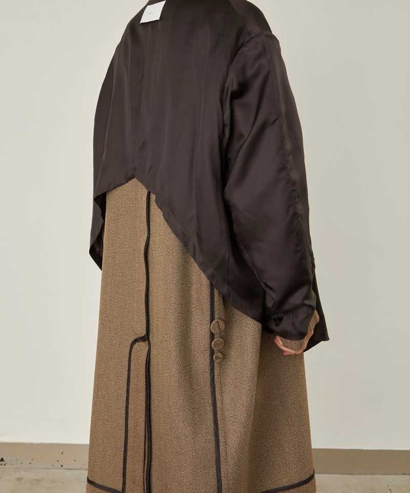【新品】i'm here : GRANDPA COAT i`m here:（アイムヒアー）】 i'm here : GRANDPA COAT -BR