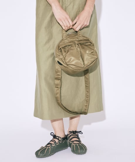 【beautiful people（ビューティフルピープル）】POTRxbp helmet bag in nylon twill–ecru