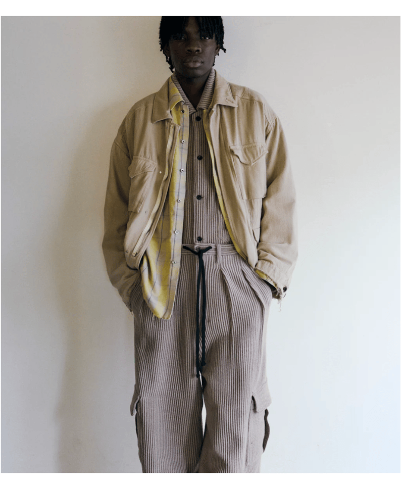 ANCELLM（アンセルム）】C/R CHECK SHIRT -YELLOW | tadayoi