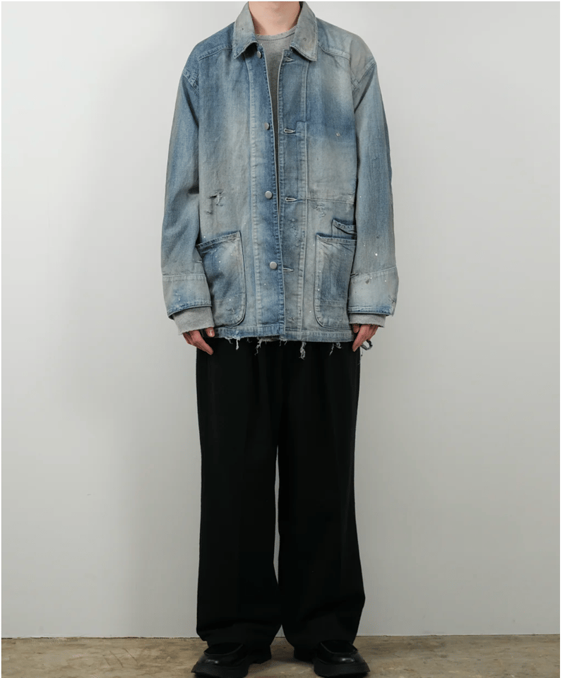 ANCELLM(アンセルム)】DENIM COVERALL -INDIGO | tadayoi ANCELLM(アンセルム)】DENIM COVERALL -INDIGO | tadayoi