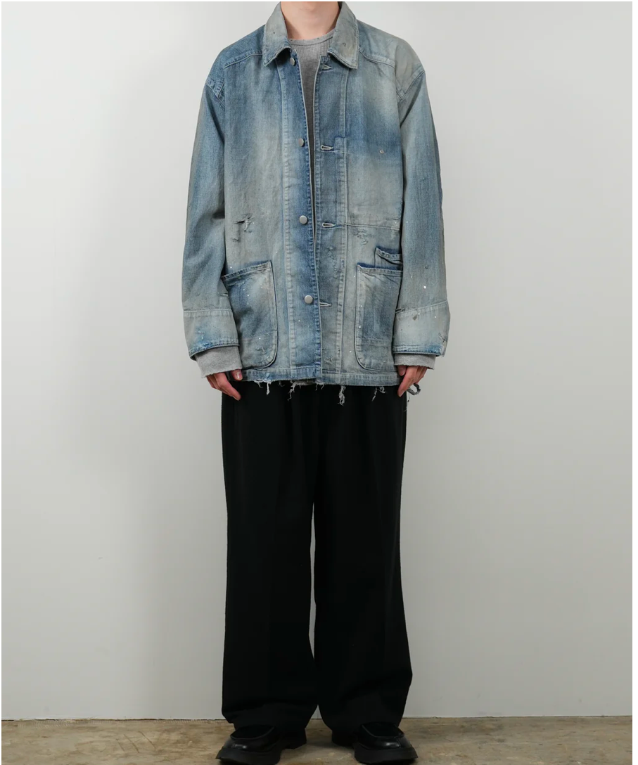 ANCELLM DENIM COVERALL(INDIGO) サイズ2