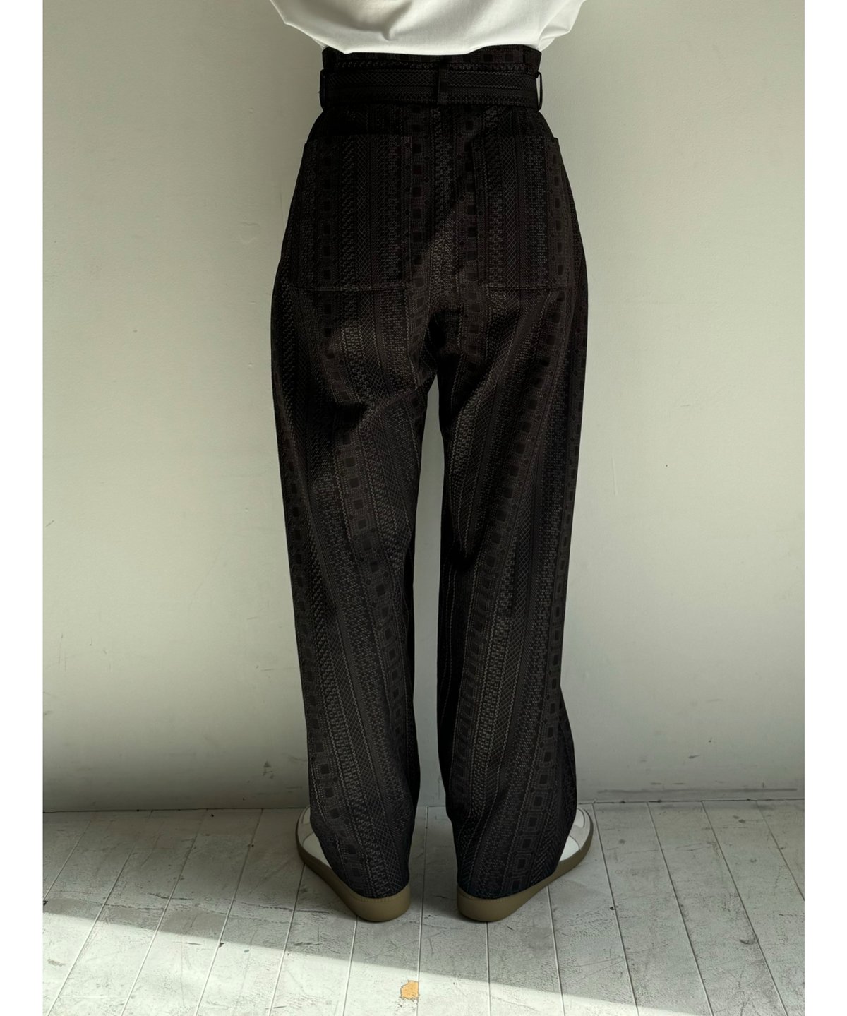 SEEALL（シーオール）】MANCHESTER PANTS − BLACK×CHARCOA