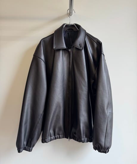 【YOKO SAKAMOTO（ヨーコサカモト）】ZIP BLOUSON -BLACK（ HIMALAYAN SHEEP）