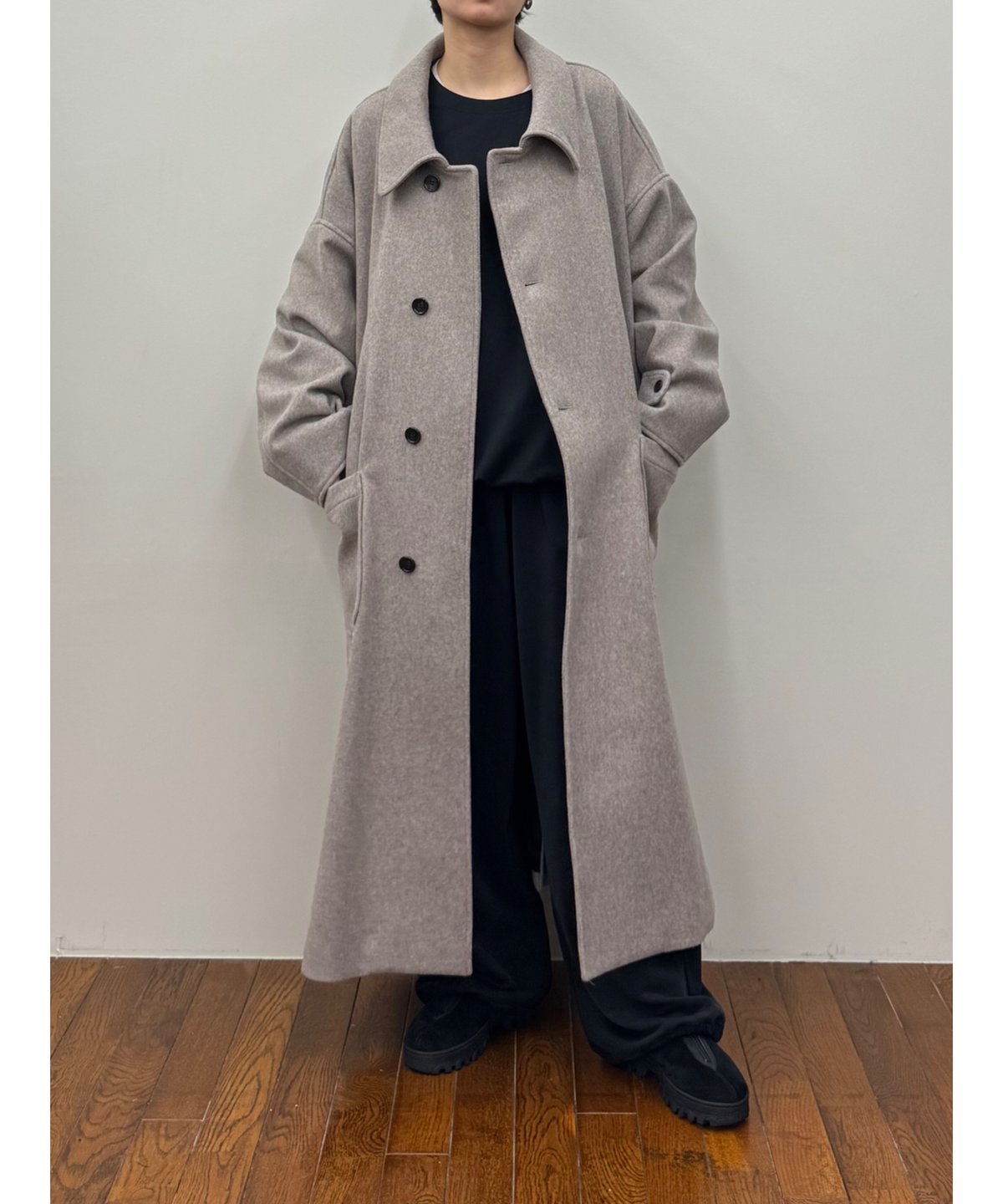 VOAAOV （ヴォアーブ）】/ WOOL LONG COAT TADAYOI -BROWN