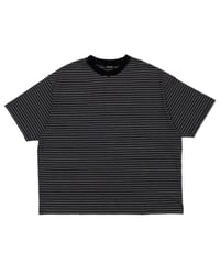 【EVCON（エビコン）】BORDER WIDE S/S T-SHIRT -BLACK