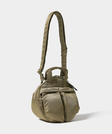 【beautiful people（ビューティフルピープル）】POTRxbp helmet bag in nylon twill–ecru