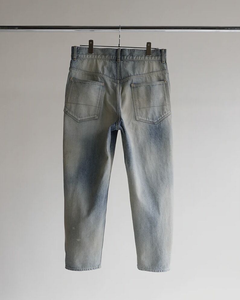 ANCELLM / SELVEDGE TAPERED 5P DENIM PANTS -INDI...