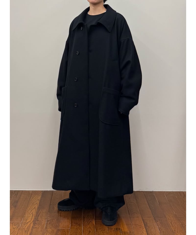 VOAAOV （ヴォアーブ）】/ WOOL LONG COAT TADAYOI -BLACK
