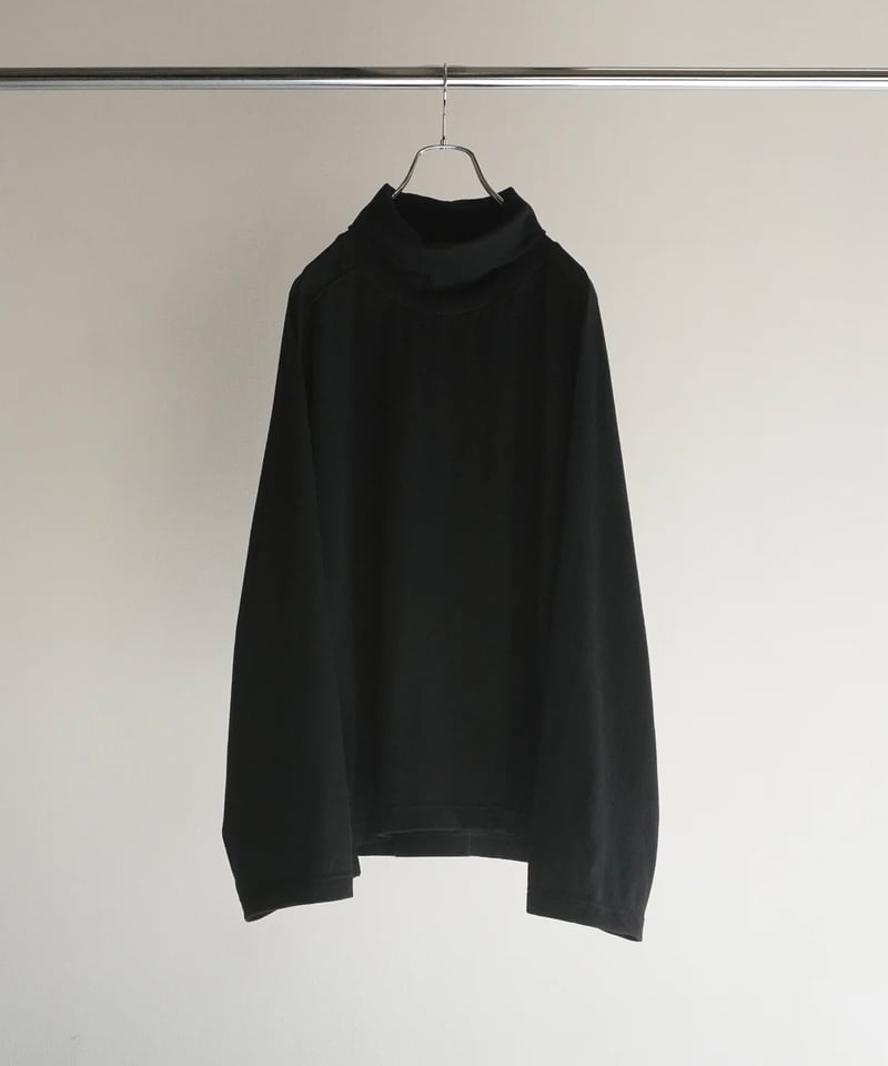 ANCELLM(アンセルム)】C/R OVER TURTLE NECK LS T-SHIRT ANCELLM(アンセルム)】C/R OVER TURTLE NECK LS T-SHIRT