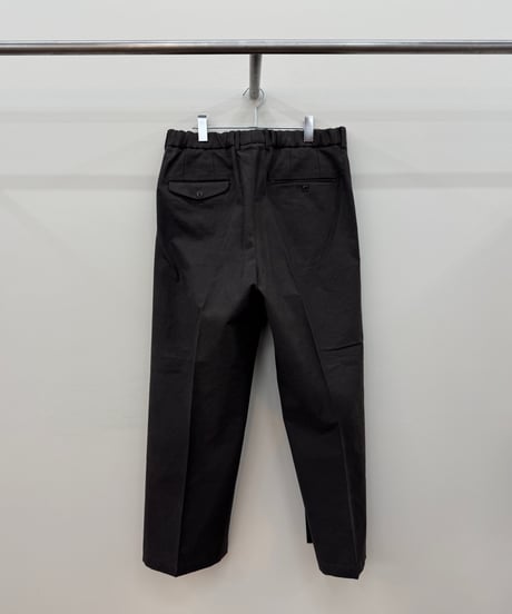 【YOKO SAKAMOTO（ヨーコサカモト）】DOUBLE PLEATED TROUSERS 　-BROWN