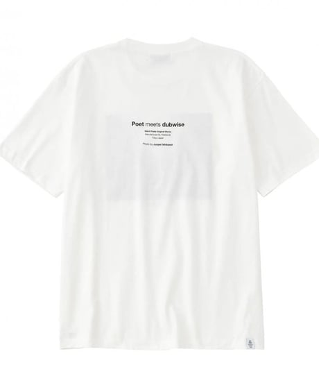 【POET MEETS DUBWISE（ポエトミーツダブワイズ） 】CANADIAN ROCKIES T-Shirt　−WHITE