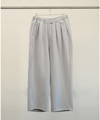 アンセルム CUT STRIPE EASY SLACKS(BEIGE) 1 CUT STRIPE EASY