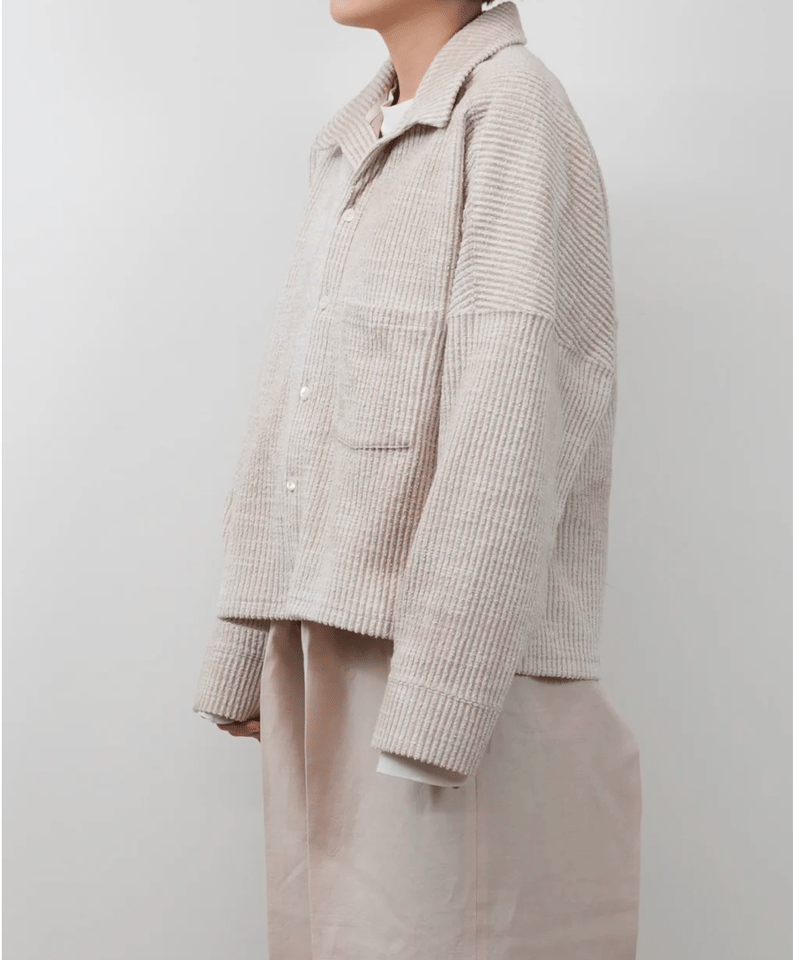 トップス CUT STRIPE SHIRT ANCELLM ANCELLM CUT STRIPE SHIRT | MusterWerk Sud.