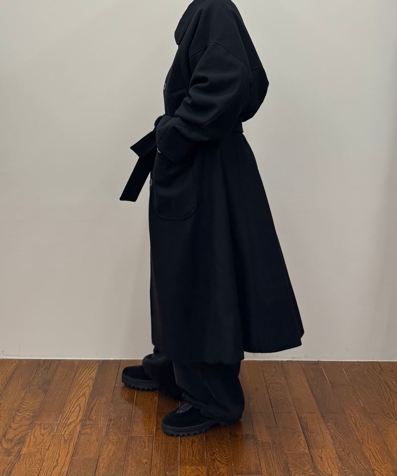 VOAAOV （ヴォアーブ）】/ WOOL LONG COAT TADAYOI -BLACK