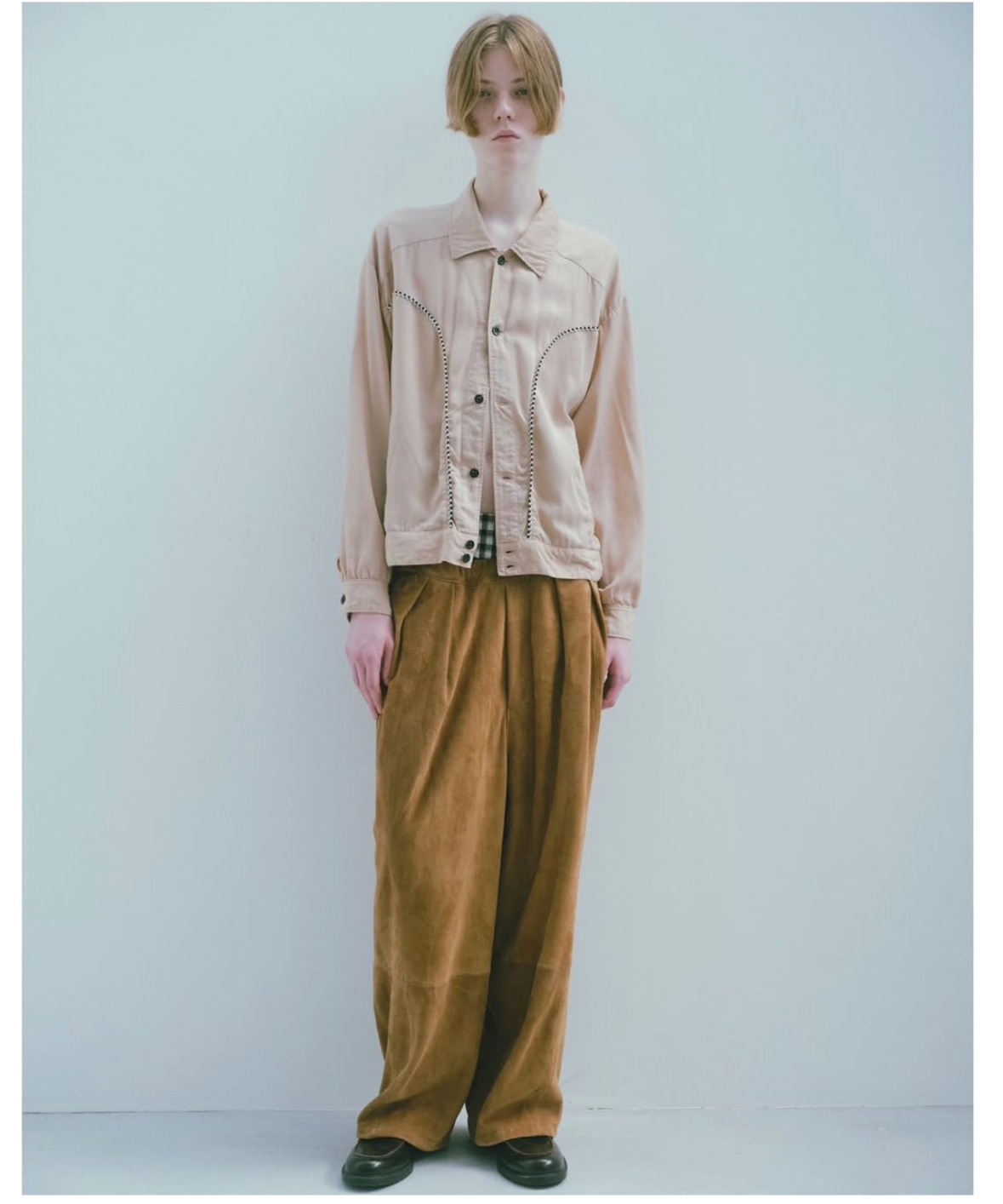 ANCELLM アンセルム WESTERN JACKET ホワイト 白 2 WESTERN JACKET(WHITE) – ANCELLM