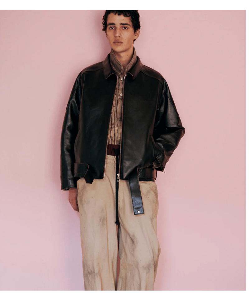 ANCELLM（アンセルム）】DENIM WIDE SLACKS -SAND | tadayoi