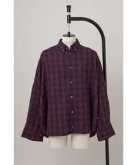 ANCELLM（アンセルム）】KIMONO KNIT SHIRT -RED | tadayoi