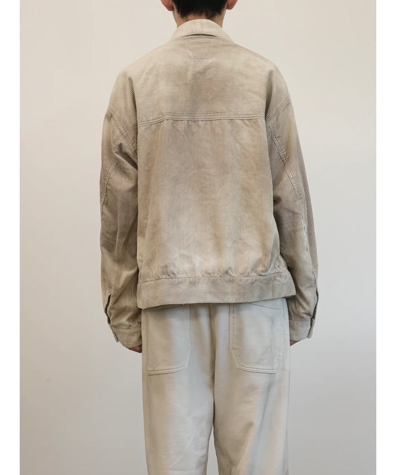 ANCELLM（アンセルム）】CORDED VELVETEEN JACKET -GRAY |
