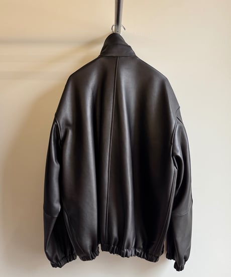 【YOKO SAKAMOTO（ヨーコサカモト）】ZIP BLOUSON -BLACK（ HIMALAYAN SHEEP）