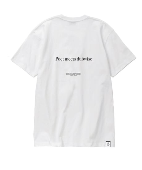 【POET MEETS DUBWISE（ポエトミーツダブワイズ） 】"BIRMINGHAM CAMPAIGN" T SHIRT　-WHITE