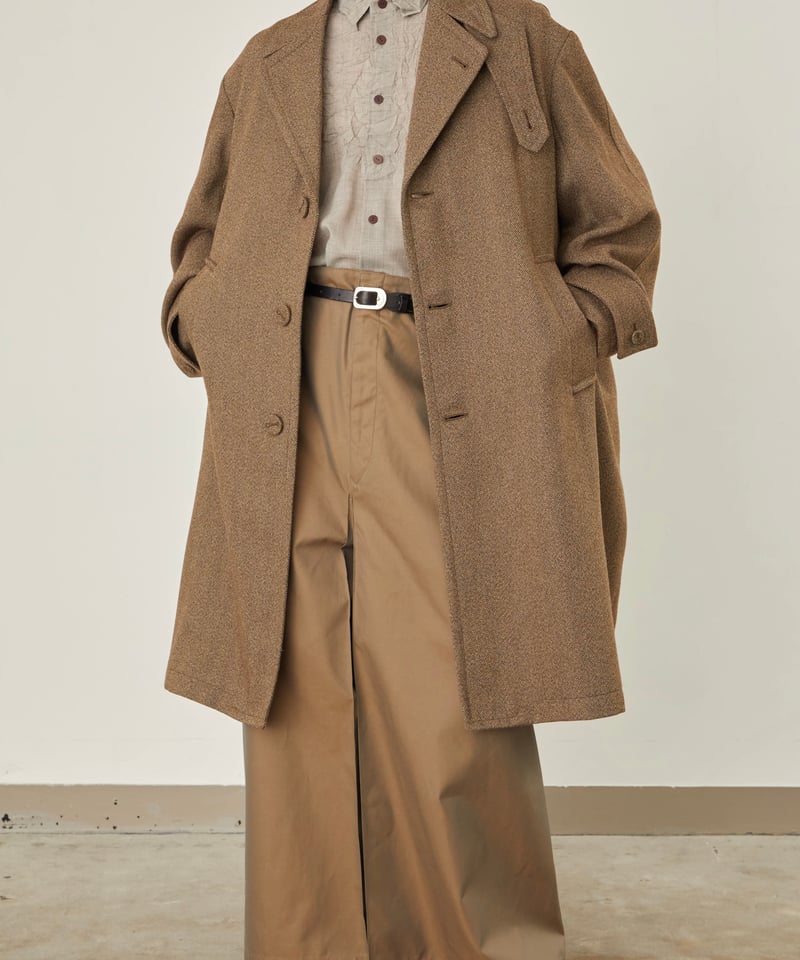 【新品】i'm here : GRANDPA COAT i`m here:（アイムヒアー）】 i'm here : GRANDPA COAT -BR