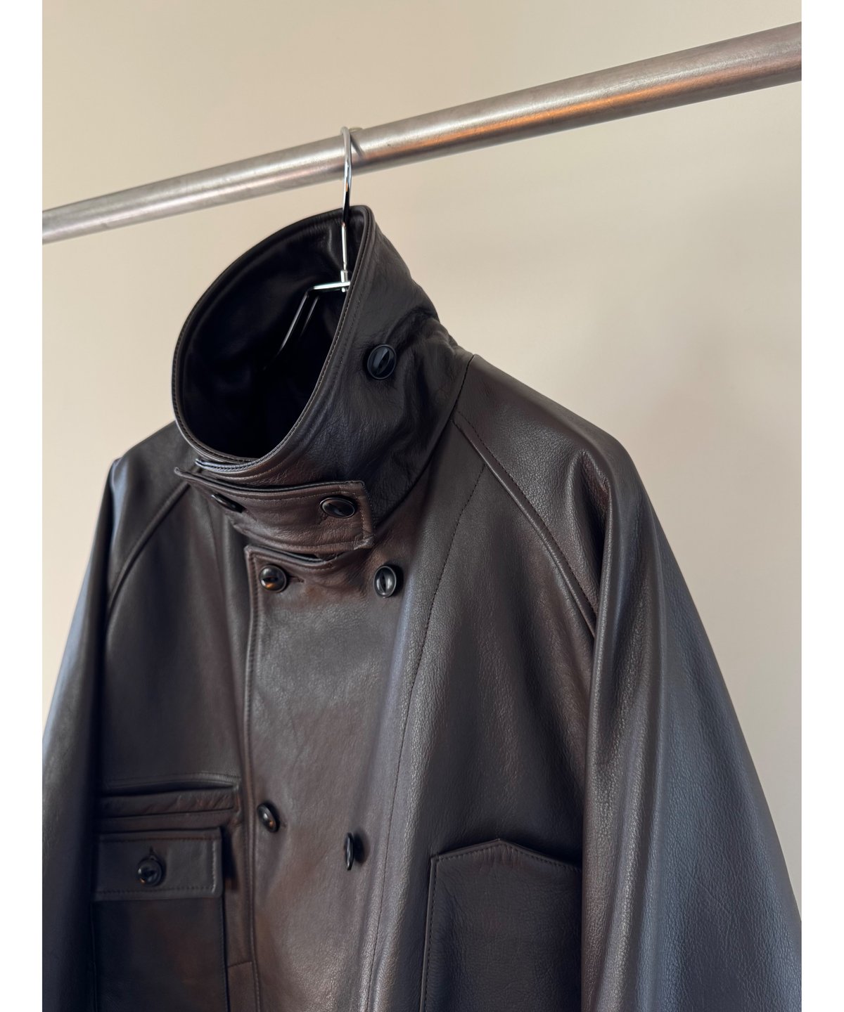 CCU（シーシーユー）】 COVERALL -COW SKIN -D.BROWN | ta