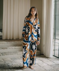 【SUKU HOME（スクホーム）】 WINTER PYJAMA SET -RHYTHM