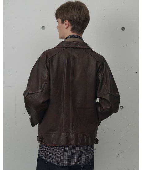 【ANCELLM（アンセルム）】LEATHER JACKET