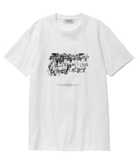 【POET MEETS DUBWISE（ポエトミーツダブワイズ） 】"BIRMINGHAM CAMPAIGN" T SHIRT　-WHITE
