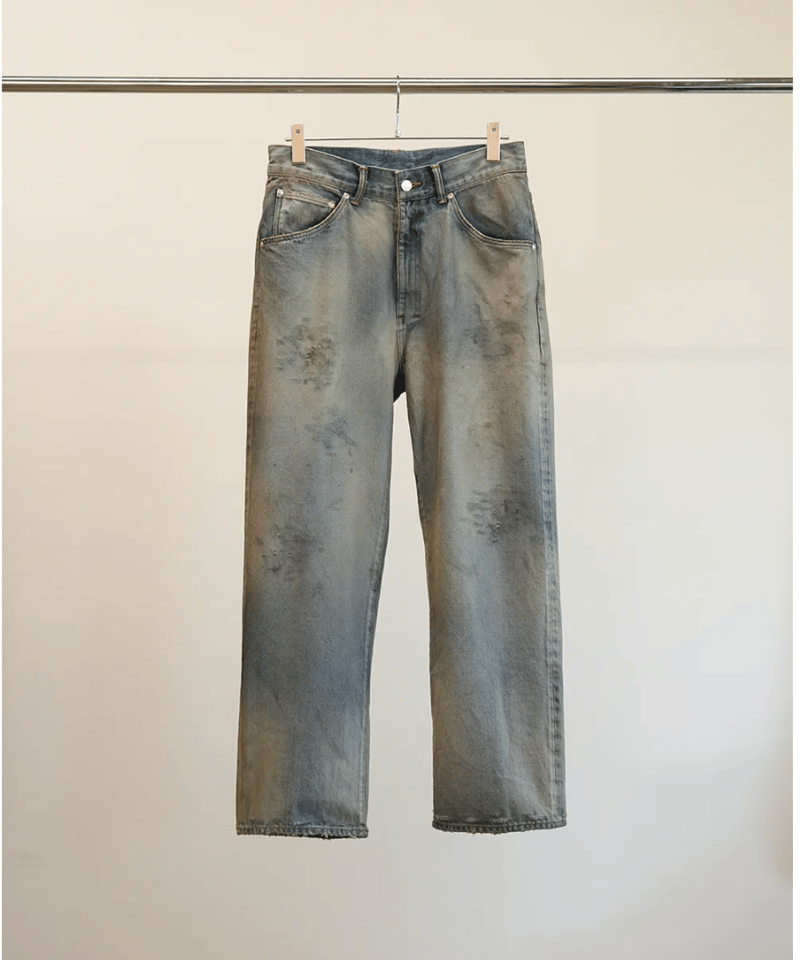 ANCELLM EX STRAIGHT 5P DENIM PANTS SIZE2 ANCELLM EX STRAIGHT 5P DENIM PANTS SIZE2