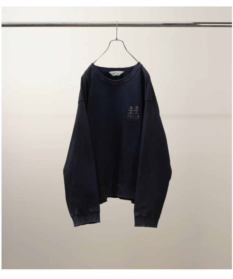 ANCELLM（アンセルム）】BRIDGE SWEAT SHIRT -NAVY | tadayoi