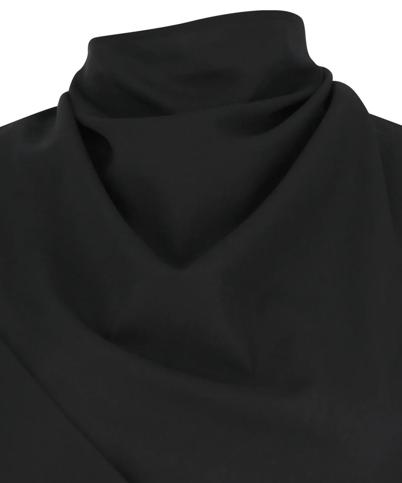 AMOMENTO（アモーメント）】 Mock Neck Two Way Blouse - B