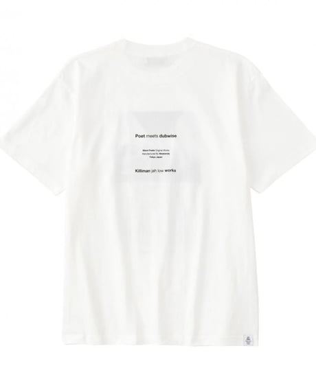 【POET MEETS DUBWISE（ポエトミーツダブワイズ） 】KJLW COLLAGE 01 T-shirt　−WHITE