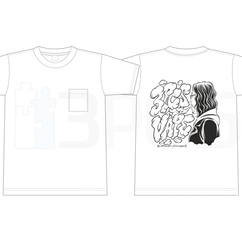 3PCS 4th Anniversary T-shirt Drawing by Atsushi