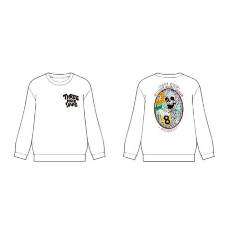 【受注予約販売】《復刻》８周年 スカルロングスリーブＴシャツ