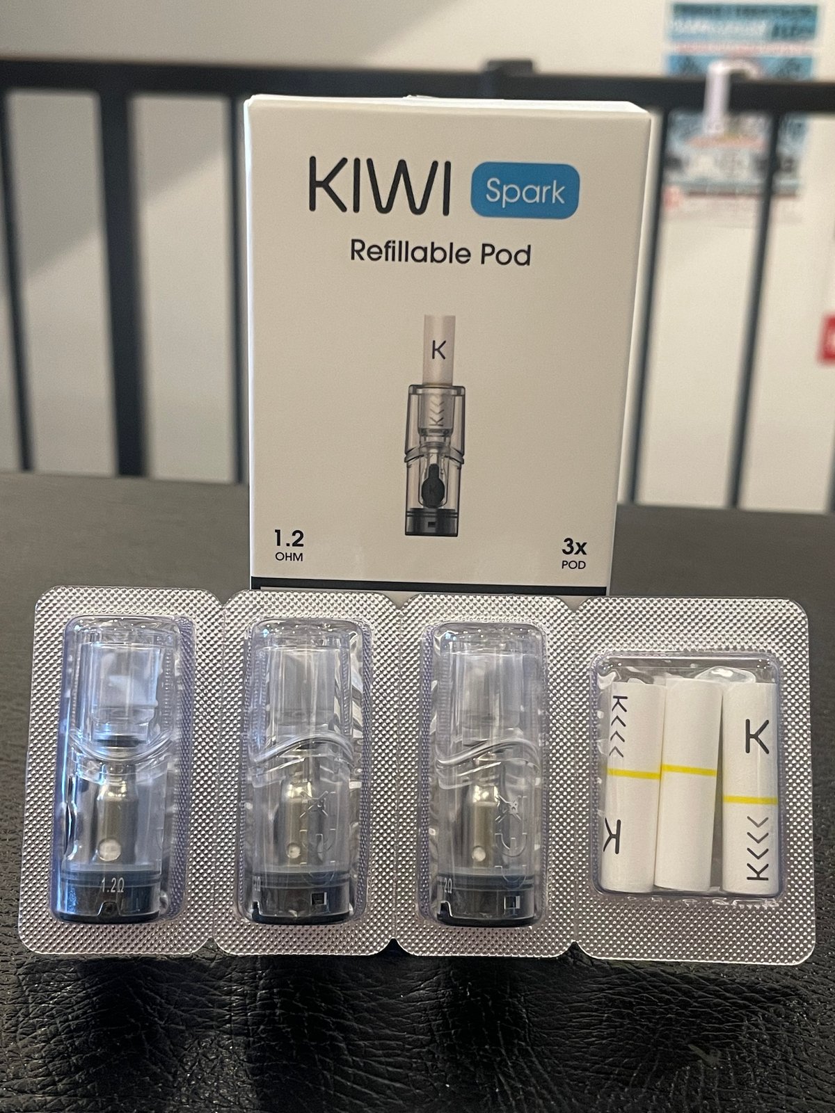 KIWI Spark 交換用POD+フィルターチップ | 3PCS VAPE
