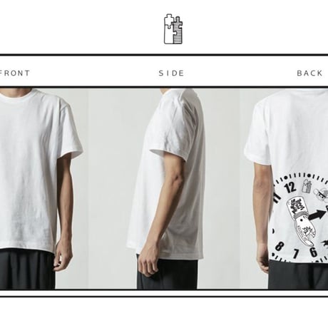 3PCS 6周年Clock Tシャツ