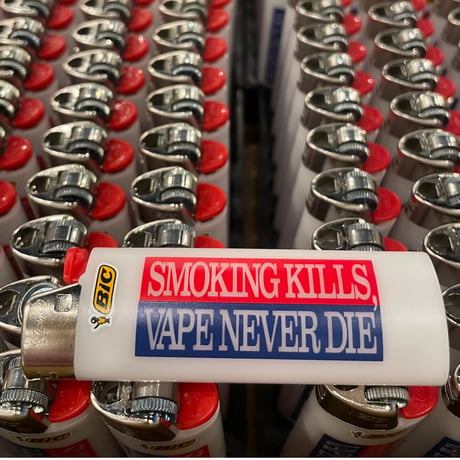 オリジナルBicライター｢SMOKING KILLS,VAPE NEVER DIE｣