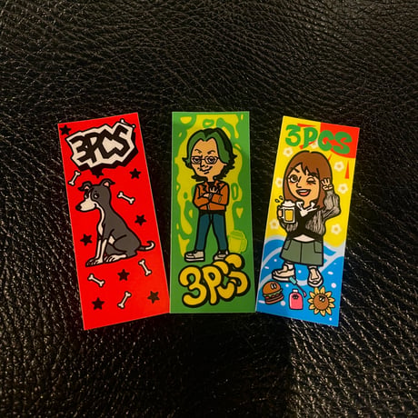 【全員無料】3PCS ステッカー