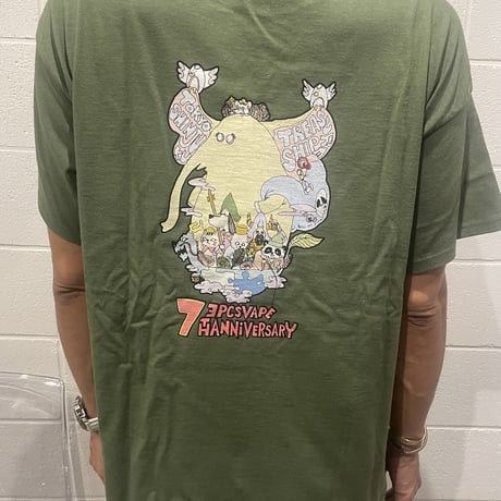 3PCS 7周年 七福神 Tシャツ Design by GRAM Drip Tips