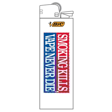 オリジナルBicライター｢SMOKING KILLS,VAPE NEVER DIE｣