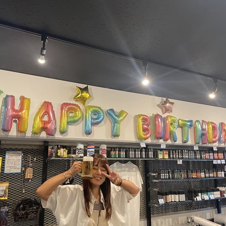 サオリBIRTHDAY遠隔ビール