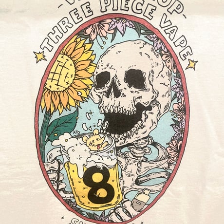 3PCS 8周年Ｔシャツ Design by GRAM Drip Tips