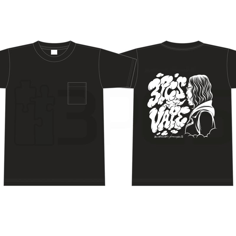 KAWAIHAE 4th Anniversary Tシャツ Mサイズ 3PCS 4th Anniversary T-shirt Drawing by Atsushi