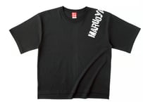 ｼｮﾙﾀﾞｰﾌﾟﾘﾝﾄビッグTシャツ/ブラック